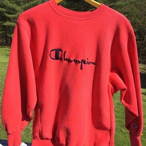 Peach vintage Champion Reverse Weave